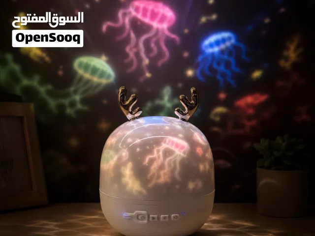 مصباح عرض ليلي شكل غزال الرنه
