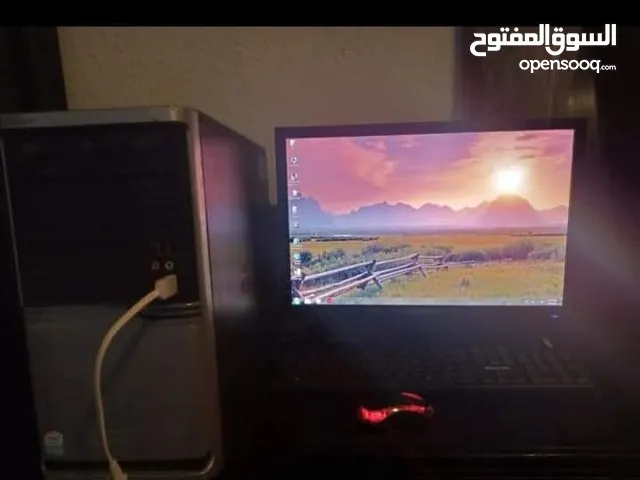كمبيوتر hp عدد 3 جهاز نضيف وستعمال شخصي