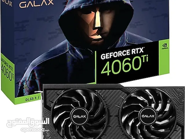 كرت شاشة GALAX GeForce RTX 4060 Ti 8GB OC مستعمل للبيع بسعر مرتب