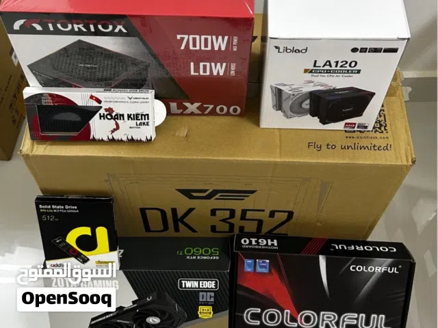 Gaming pc Rtx 5060ti 16gb with i 5 14400f 32 ddr4 ram h610m g msi pro mother board 512 ssd 500 hdd