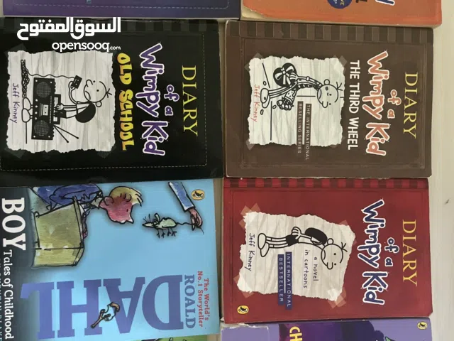 Diary of a wimpy kid roald dahl BOOKS ،كتب