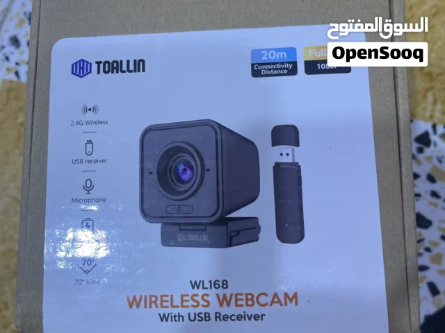 كاميرا ويب لاسلكية (Wireless) ماركة TOALLIN الأصلية - دقة Full HD 1080P