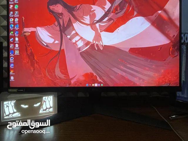 لشاشه من LG مواصفاتها 2k , 144hz, HDR, Gsync, IPS, 1ms, 27 inch
