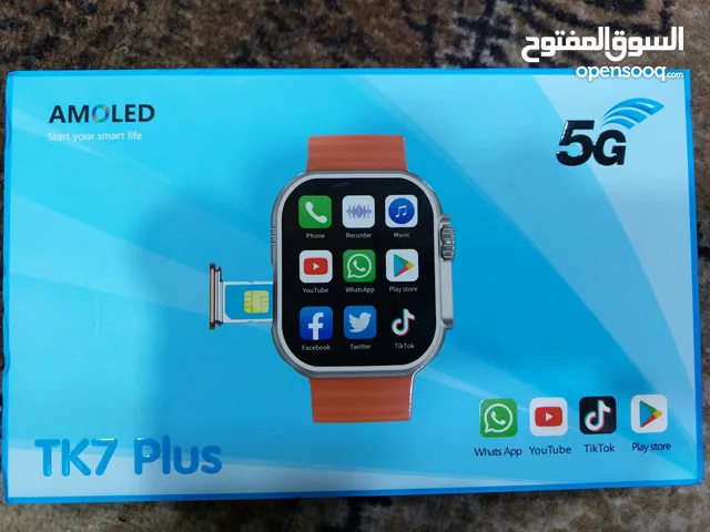 ساعة tk7 plus تحتوي على تطبيقات+شريحة