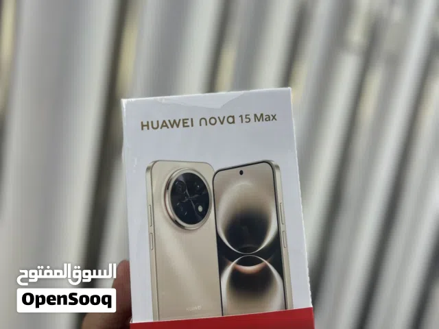 Huawei nova 15 max 8RAM / 256GB 	 	  جديد مسكر بالكرتونة  كفالة الوكيل الرسمي وشركتنا 3 سنوات