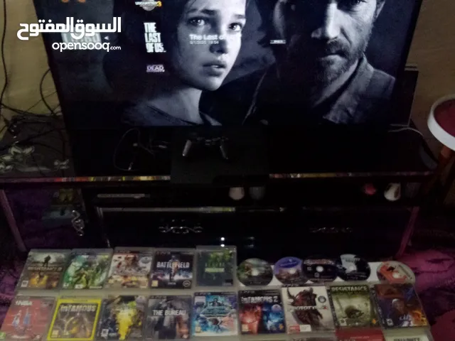 جهاز play station 3 مع 38 لعبه cd أقرا الوصف