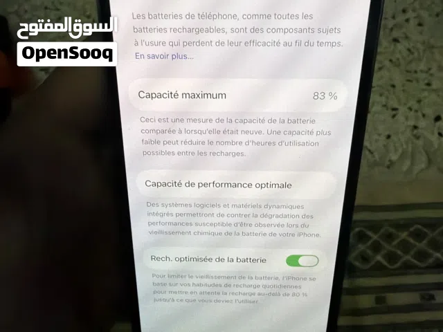 iPhone 13 128go batterie 83%