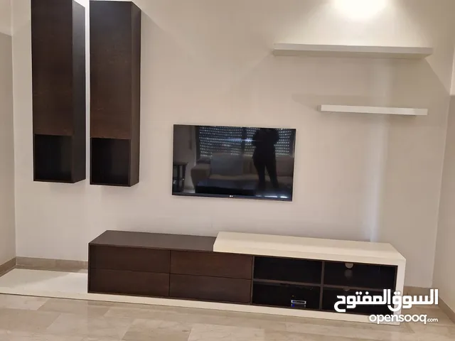 خزانة تلفيزيون تفصيل من 5 قطع من الخشب الصلب