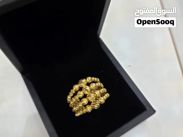 خاتم ذهب تركي جديد غير مستخدم