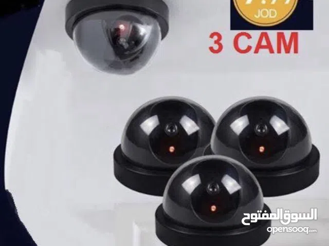 كاميرا مراقبة داخلية fake مع اضاءة ضوء احمر للشغالة  للمكاتب 3 كامرات