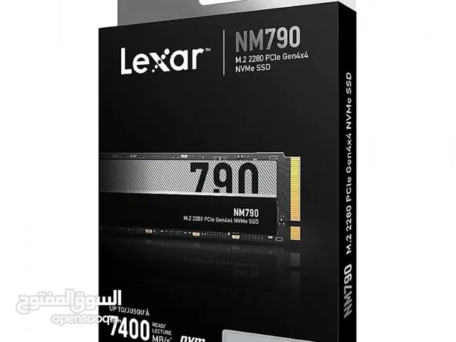 1TB (1000GB) LEXAR NM790 M.2 NVME GEN4 3D NAND 50X SPEED DESKTOP - LAPTOP GAMING SSD 7400MB