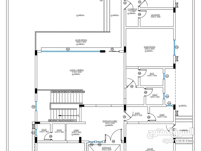 2D & 3D AutoCAD Drawings Municipality Approval Villas & Commercial