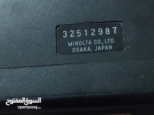 كاميرا MINOLTA شركة يابانية اشتهرت بتصنيع الكاميرات وغيرها تأسست عام 1928