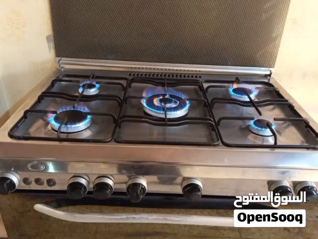 فرن غاز خمس عيون ستانلس ستيل