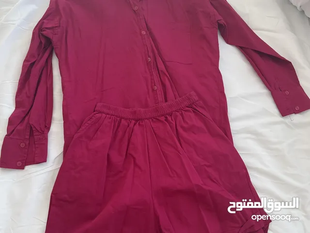 Brand new PURE COTTON Summer Coord Set in Pink Size M