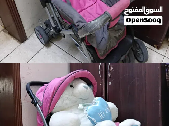 Bady stroller with teddy