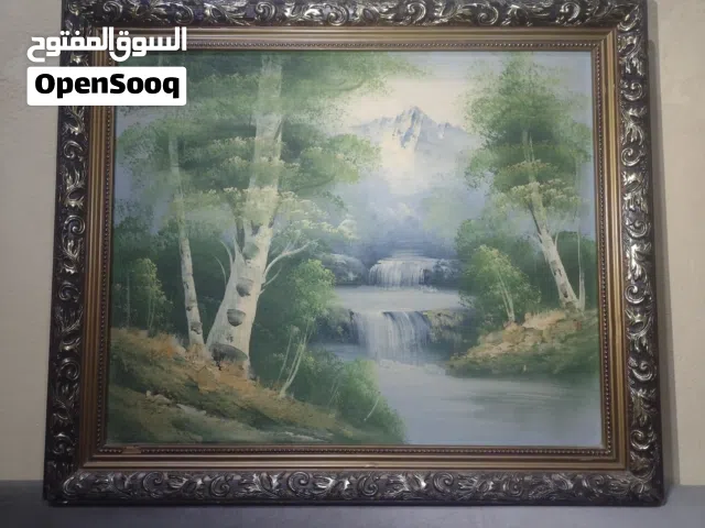 لوحه زيتيه مجسمه رسم طبيعي 3D