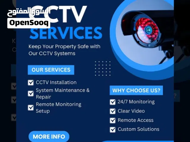 Sharjah Police Approved CCTV Camera Installation System for Homes Shop Villas Commercial Buildings