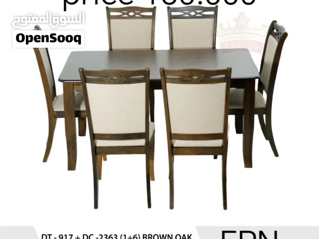 طاولة طعام جديدة تمامًا (1+6) (1+8) (1+10) BRAND NEW DINING TABLE (1+6) (1+8) (1+10)