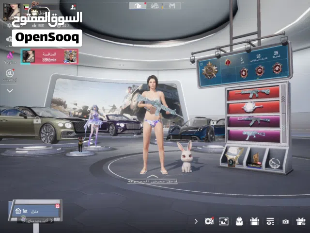 حساب ببجي للبيع مو ناقصه شي