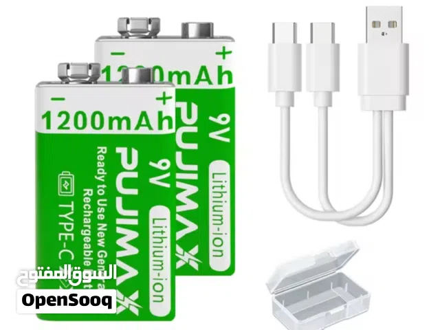 بطاريات اعادةشحن..اشحنها مرة... تخدمك شهور  Pujimax_9v – ودّع البطاريات العادية "قوة تدوم، شحن اسرع