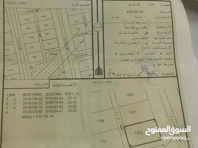 Residential Land for Sale in Al Sharqiya Al Mudaibi