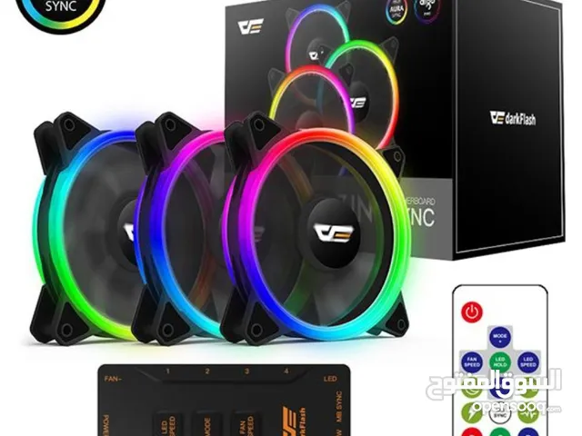 للبيع: مراوح RGB احترافية – darkFlash DR12 PRO (5in1) أصلية