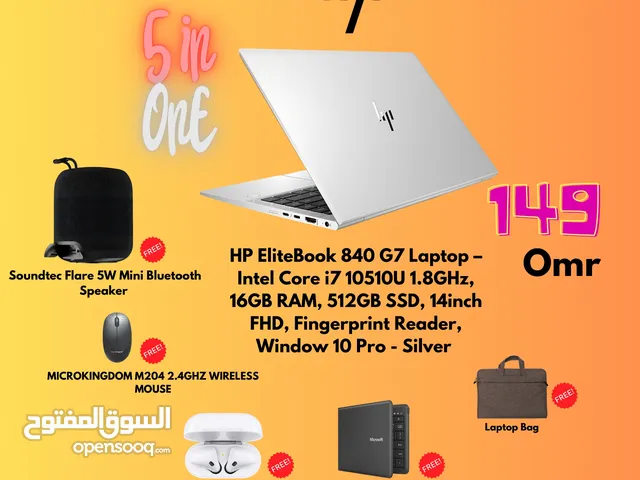 HP EliteBook 840 G7 Laptop Bundle