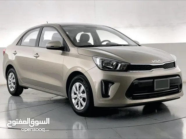 كيا بيجاس 2022 نص فل للبيع في الرياض اللون بيج لوحة رقم ر ب د 7304