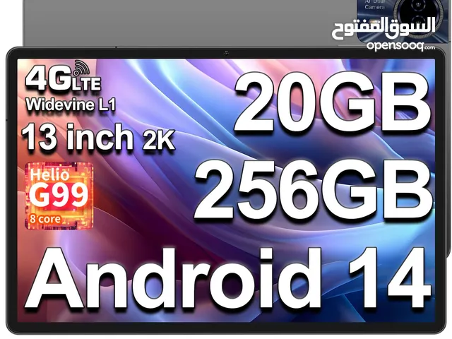 TECLAST T65Max Tablet, 13" Android 256GB ROM 8+12 Android 14