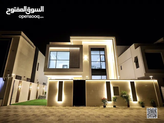 * Mفيلا مودرن فاخرة للبيع بالزاهية - عجمان - 5 غرف ماستر-مسبح خاص - روف كبير - موقع استراتيجي