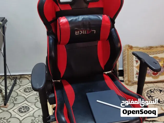 كرسي قيمنق احترافي LAIKA (موديل LK-2287) جديد ومريح جداً مع مسند قدم مع ميز  موضح بل صوره  نضيف