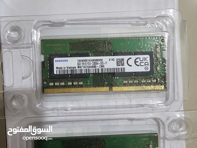 Samsung 16gb RAM DDR4 3200mhz ( 8gb ×2 ) for Laptops and notebooks