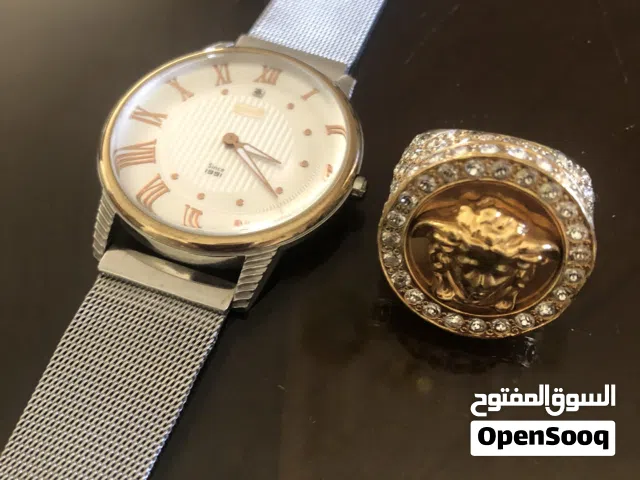 ساعة روز رايز و خاتم فيرساتشي مجموعه مع بعض