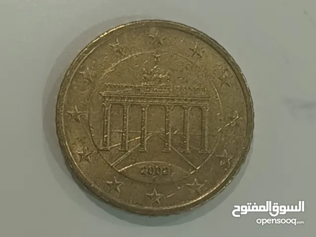 بيع عملة 50 سنتا عام2002 ألمانية