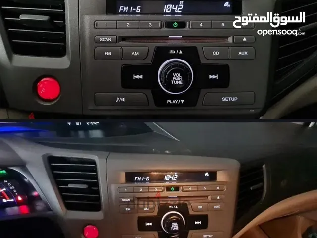 Honda civic car stereo 2011 to 2015 excellent condition pick up Juffair 12 BD call WhatsApp 334354