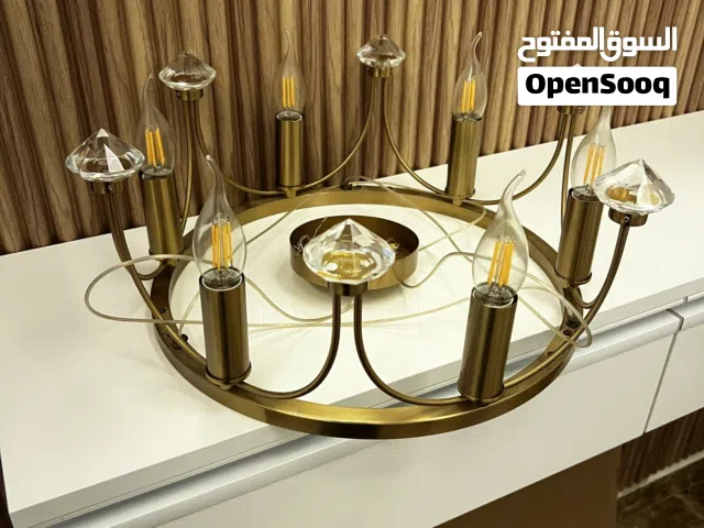 زوز ثريات متع ممر موديل حديث حلوات سعر كويس ركب طول سته لامبات