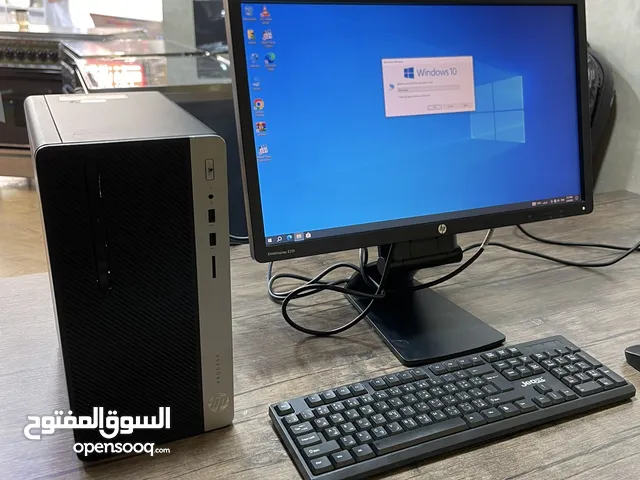 كمبيوتر HP Core i5 جيل سابع مع شاشة HP كبيرة 24 رام 16 GB