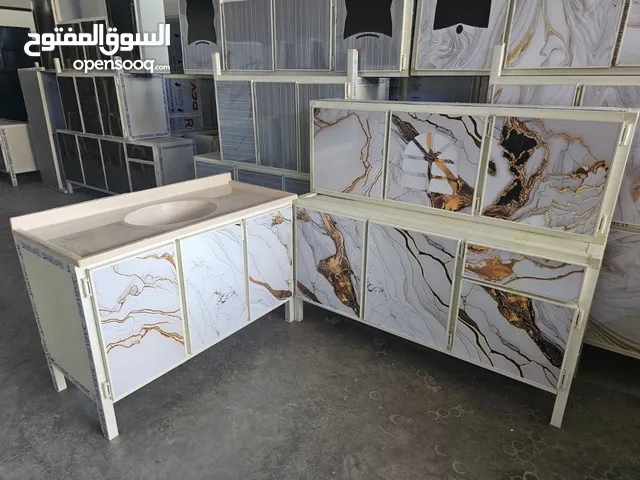 ما عليك بس احجز والطلب يوصل لباب بيتك كاونتر ارضي وملحق مترونص + سنك متر و20مرمر. (المن