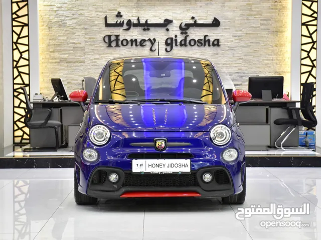 Abarth 595 Competizione ( 2021 Model ) in Blue Color GCC Specs This has done a mileage of 42,000 Km