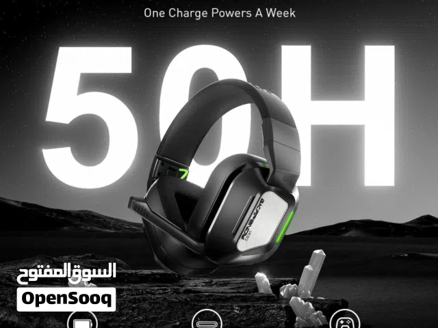 سماعة الألعاب اللاسلكية Skapendy VK82 – أداء احترافي، بطارية 50 ساعة، وتوافق شامل!