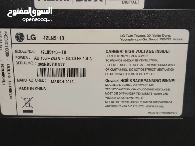 شاشة lg مستعمل مع ستاند تثبيت وريسيفر