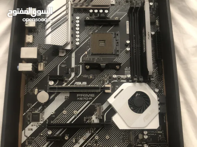 Asus prime x570-p motherboard + ddr4 16gb ram +not working cpu ryzen 7 3700x