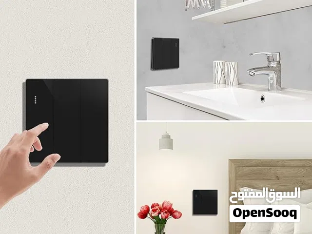 مفتاح كهرباء Loox بيانو  مفاتيح إنارة وسوكات  أبيض أسود ذهبي  عمان - Loox Piano Switch