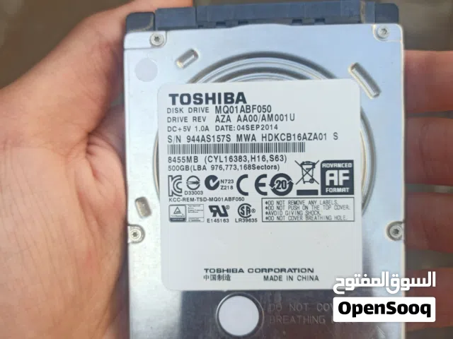 هارد hdd 500GB من توشيبا
