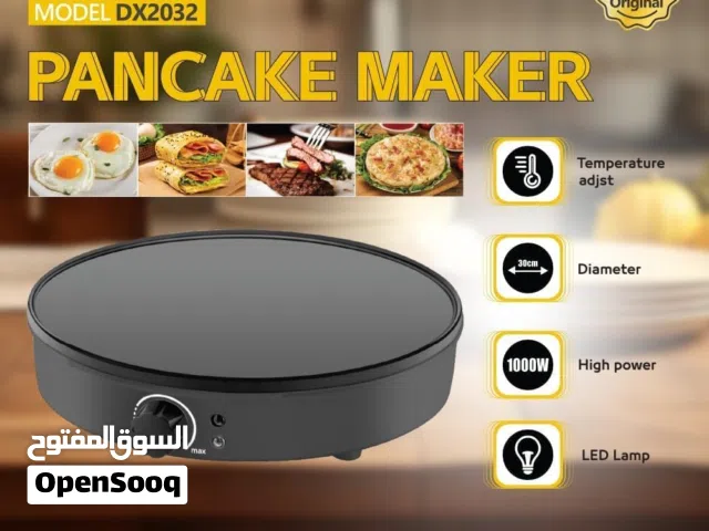 ماكينه صنع الكريب والفطائر والمشويات بالكهرباء