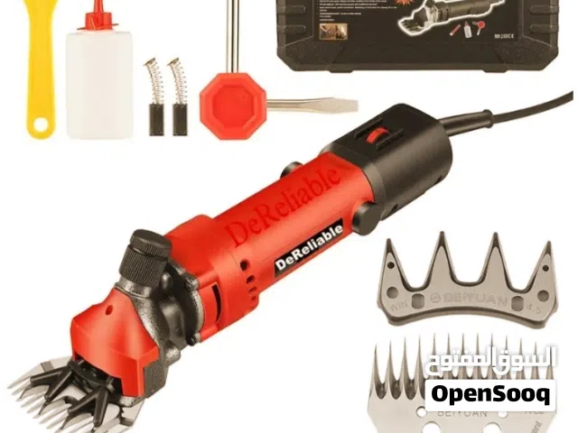 ماكينه كهربائيه لجز الغنم والابل قويه سرعات ودرجات حلاقه شحن او واير طويل مع الشنطه والإكسسوارات