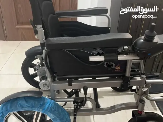 كرسي كهربائي متحرك مقاس 46 قابل للطي جديد لم يستعمل