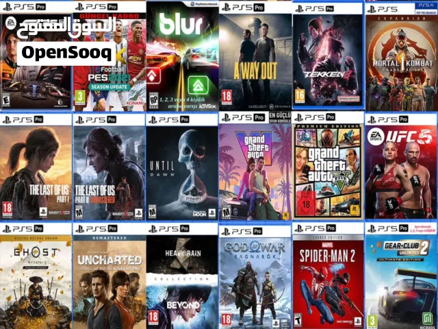 مطلوب سيديات سوني 4 او 5