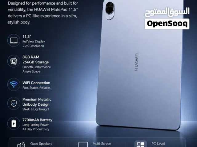 Huwavie mate pad 11.5 8gb 256gb wifi only